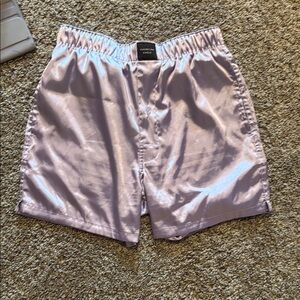 American Eagle Light Purple Satin Shorts